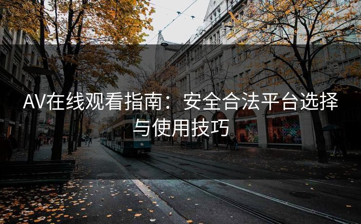 AV在线观看指南:安全合法平台选择与使用技巧 AV在线观看指南:安全合法平台选择与使用技巧