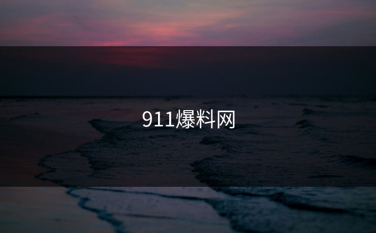911爆料网 911爆料网